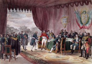 La firma del Trattato di Mortefontaine, 30 settembre 1800